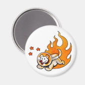 Space Dog Magneet (Voorkant / Achterkant)