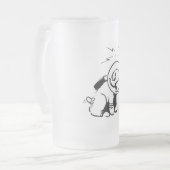 Space Dog Matglas Bierpul (Voorkant links)