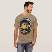 Space Dog meisje familie T-shirt (Voorkant volledig)