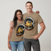 Space Dog meisje familie T-shirt (Unisex)