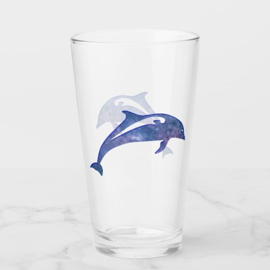 Space Dolphin Glas (Voorkant)