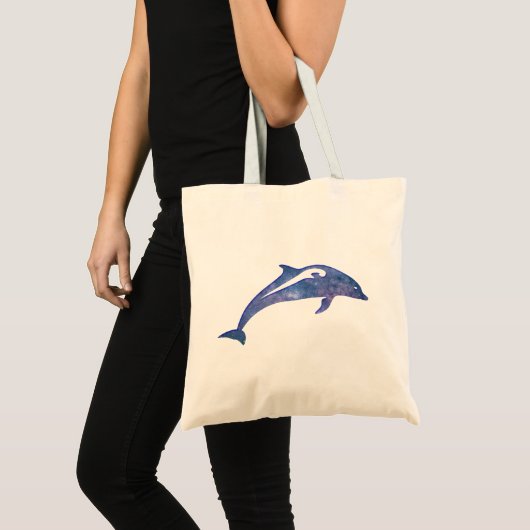 Space Dolphin Tote Bag (Voorkant (product))