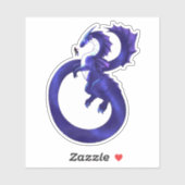 Space Dragon Draco Sticker (Vel)