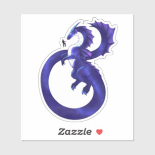 Space Dragon Draco Sticker