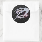 Space Dragon-Sticker Ronde Sticker (Tas)