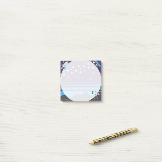 Space Emojis Post-it® Notes (Op bureau)