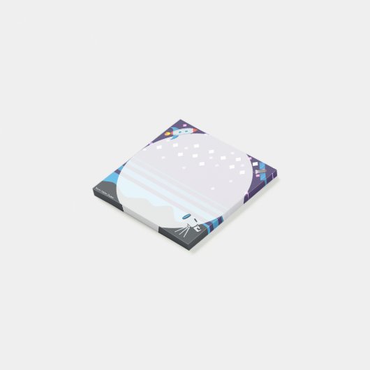 Space Emojis Post-it® Notes (Schuin)