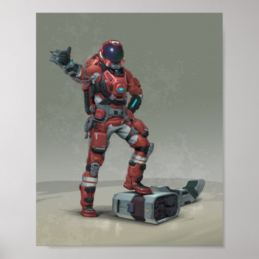 Space Engineers 2 Suit Poster (Voorkant)