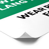 Space Engineers Clang Warning Poster (Hoek)