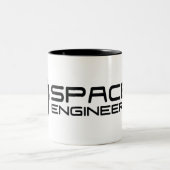 Space Engineers Two-Tone Mok white/black SE logo (Center)