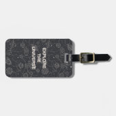 Space Exploration Galaxy Universe Star Personalise Bagagelabel (Voorkant horizontaal)