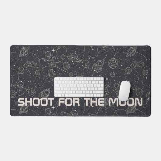 Space Exploration Galaxy Universe Star Personalise Bureaumat (Keyboard & Muis)