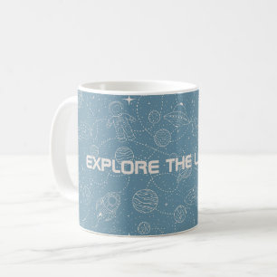 Space Exploration Galaxy Universe Star Personalise Koffiemok