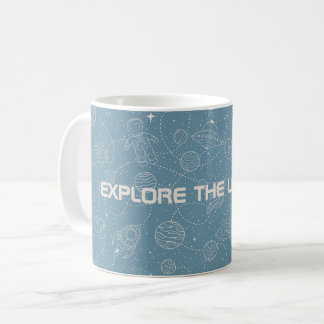 Space Exploration Galaxy Universe Star Personalise Koffiemok