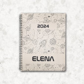Space Exploration Galaxy Universe Star Personalise Planner