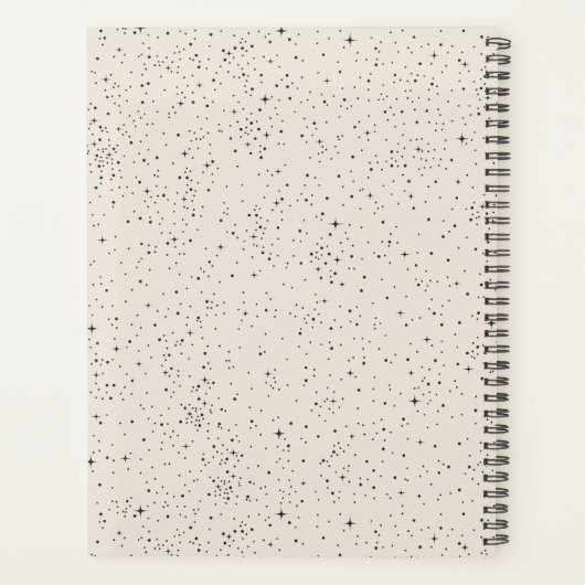 Space Exploration Galaxy Universe Star Personalise Planner (Achterkant)