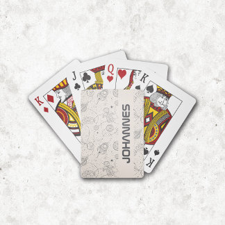 Space Exploration Galaxy Universe Star Personalise Pokerkaarten