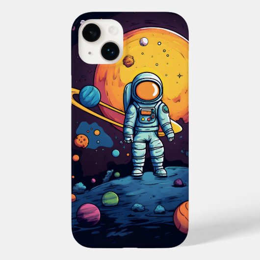 Space Explorer Art Case-Mate iPhone Case (Achterkant)