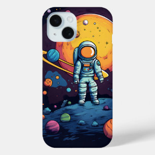Space Explorer Art iPhone 15 Case