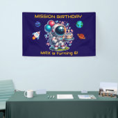  Space Explorer Astronaut Birthday Banner Boy (Beurs)