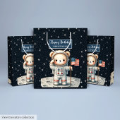 Space Explorer Beer Gift Bag voor Boy Birthday Medium Cadeauzakje