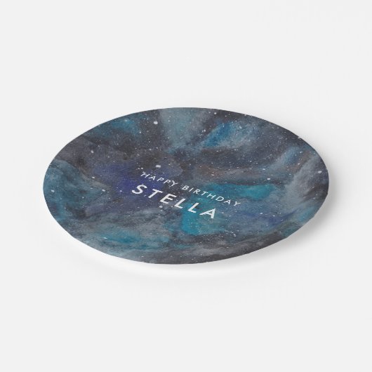 Space Explorer-Bord Papieren Bordje (Gekanteld)