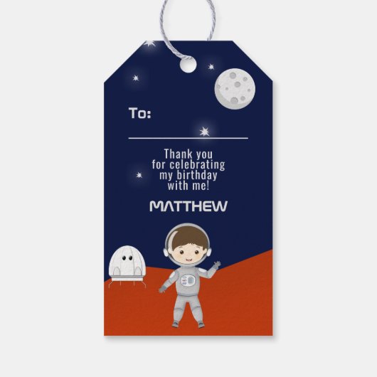 Space Explorer CadeauLabels (Achterkant)