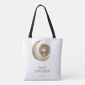Space Explorer Fairy Moon gepersonaliseerde aangep Tote Bag (Achterkant)