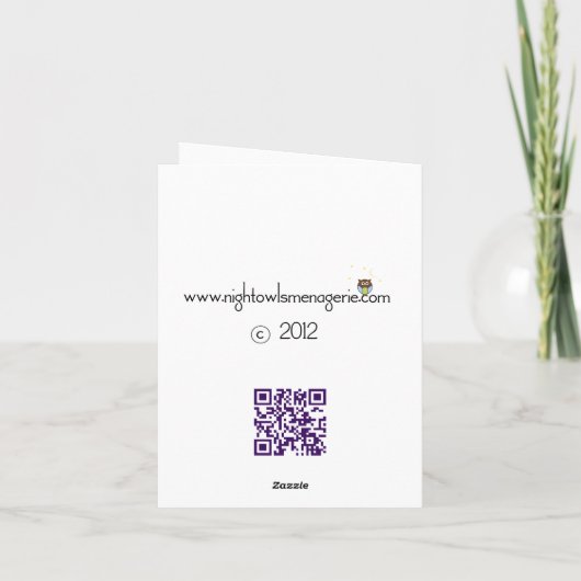 Space Explorer - Hartelijk dank Bedankkaart (Achterkant)