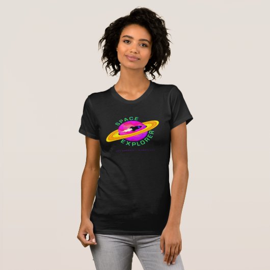 Space Explorer Logo T-shirt (Voorkant volledig)