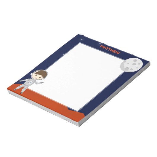 Space Explorer-Notitieblok Notitieblok (Linkerzijde)