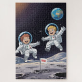 Space explorer Puzzle Legpuzzel (Verticaal)