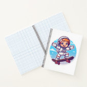 Space Explorer Sports Notebook – Terug naar school Notitieboek (Binnen)