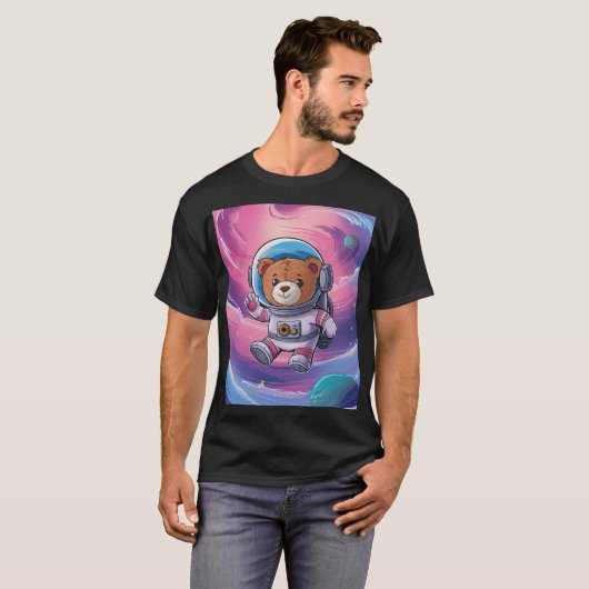 Space Explorer Teddy T-shirt (Voorkant volledig)