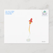 Space Explorer Thank You Postcard Briefkaart (Achterkant)