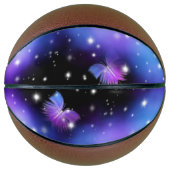 Space Fantasy Butterflies Cosmic Basketbal (Voorkant)