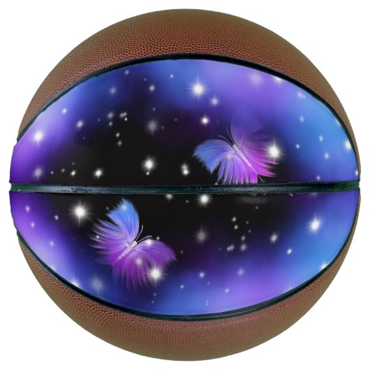 Space Fantasy Butterflies Cosmic Basketbal (Voorkant)