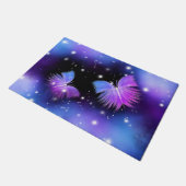 Space Fantasy Butterflies Cosmic Deurmat (Schuin)