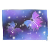 Space Fantasy Butterflies Cosmic Kussensloop (Voorkant-Links)