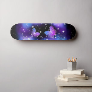 Space Fantasy Butterflies Cosmic Persoonlijk Skateboard
