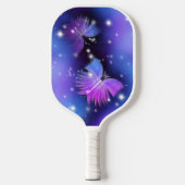 Space Fantasy Butterflies Cosmic Pickleball Paddle (Voorkant)