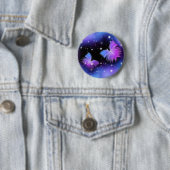 Space Fantasy Butterflies Cosmic Ronde Button 5,7 Cm (In situ)