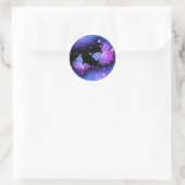 Space Fantasy Butterflies Cosmic Ronde Sticker (Tas)