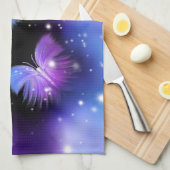 Space Fantasy Butterflies Cosmic Theedoek (Quarter Fold)