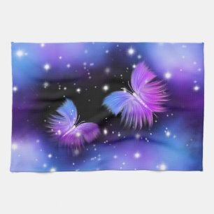 Space Fantasy Butterflies Cosmic Theedoek