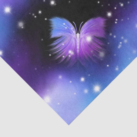 Space Fantasy Butterflies Cosmic Tissuepapier (Detail)