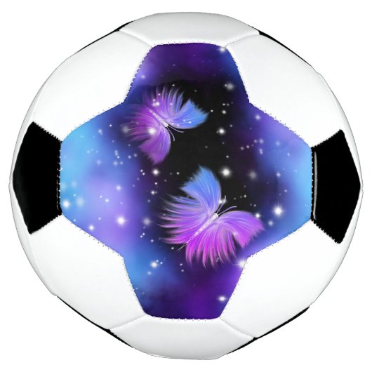 Space Fantasy Butterflies Cosmic Voetbal (Gedraaid)