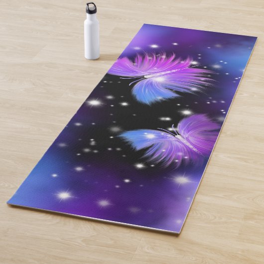 Space Fantasy Butterflies Cosmic Yogamat (In situ)