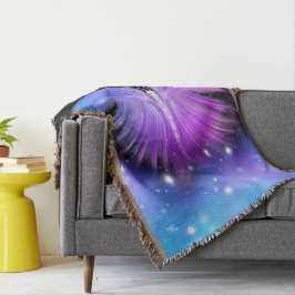 Space Fantasy Butterfly Cosmic Deken