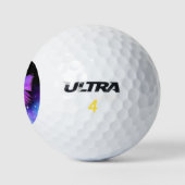 Space Fantasy Butterfly Cosmic Golfballen (Logo)